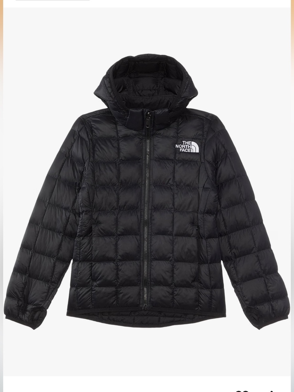 The North Face Girls Thermoball Hooded Jacket Large / 12 Black